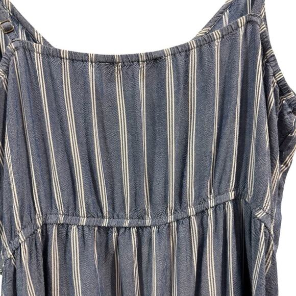 HOLLISTER Blue and White Striped Wrap-Dress/Summer Dress, Size Medium - Picture 9 of 12